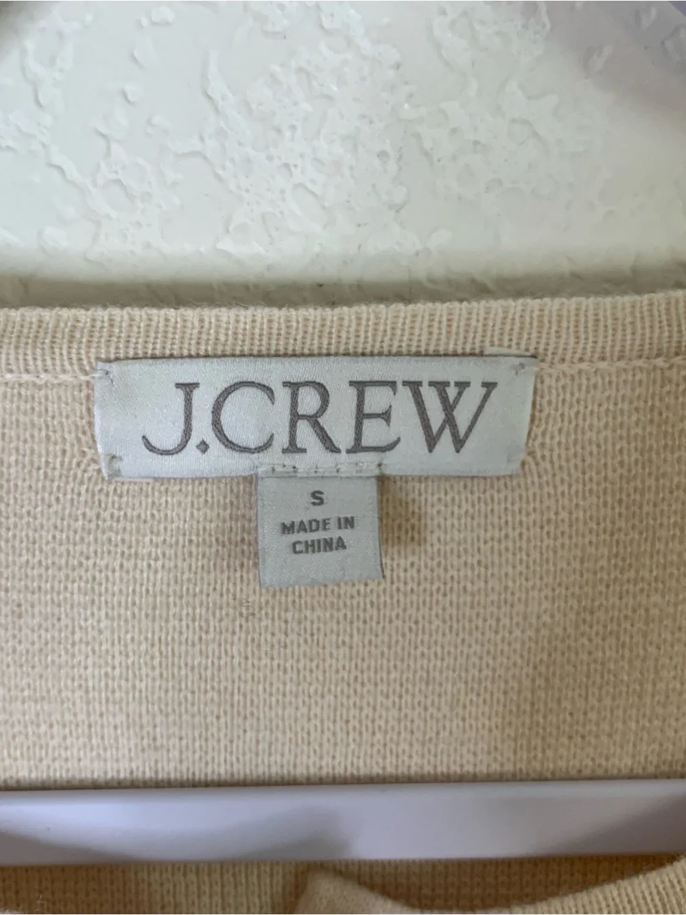 J.Crew Womens Cream Giselle sweater Blazer S